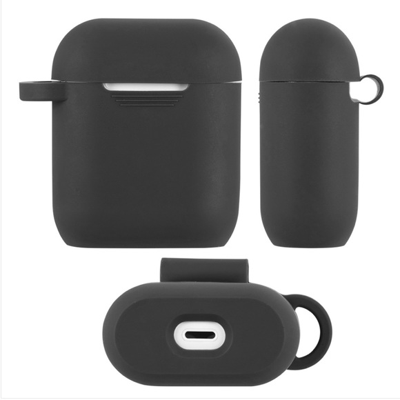 NEW Black Classy Case & Keychain for Airpods - Picture 2 of 6